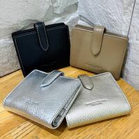 新作♡ソフトレザーシンプル折財布